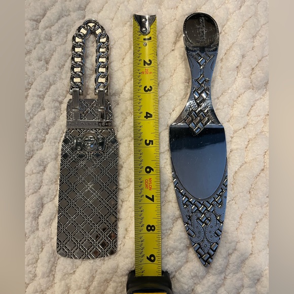 Neiman Marcus Silver Plated High Heel & Handbag Serving Set - Picture 10 of 10